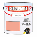 Denny's Wood Paint For Fence Colour- Softline Pink - Weatherproof Uv-Safe Rot-Guard