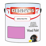 Denny's Wood Paint For Decking Colour- Softline Rose Pink - Anti-Slip Weatherproof Durable