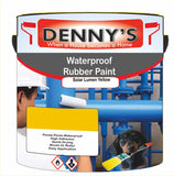 Denny's Waterpoof Paint For Ponds Colour- Solar Lumen Yellow - Waterproof Fish-Safe Leakstop