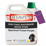Denny's Stain Paint For Decking Colour- Spectrum Fusion Purple - Anti-Slip Weatherproof Nourish