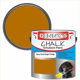 Denny's Chalk Paint For Walls Colour- Spice Coral Ginger Orange - Matte Wipe-Clean Coverage