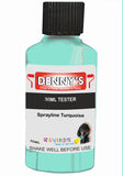 Denny's Emulsion Paint For Ceilings Colour- Calm Classic Soft Turquoise - Matte Low-Splatter Stain-Hide Bright