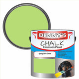 Denny's Chalk Paint For Furniture Colour- Spring Fern Green - Matte Scuffproof Refresh