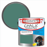Denny's Chalk Paint For Walls Colour- Spring Garden Soft Green - Matte Wipe-Clean Coverage