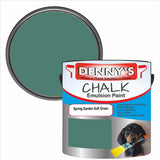 Denny's Chalk Paint For Cabinets Colour- Spring Garden Soft Green - Matte Scuffproof Easy-Clean