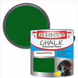 Denny's Chalk Paint For Walls Colour- Spring Laurel Soft Green - Matte Wipe-Clean Coverage