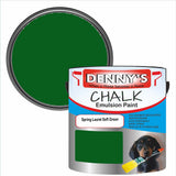 Denny's Chalk Paint For Furniture Colour- Spring Laurel Soft Green - Matte Scuffproof Refresh