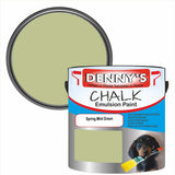 Denny's Chalk Paint For Furniture Colour- Spring Mint Green - Matte Scuffproof Refresh