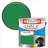 Denny's Chalk Paint For Walls Colour- Spring Olive Green - Matte Wipe-Clean Coverage