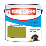 Denny's Plastic Paint For Pvc Colour- Spruce Hose Green - Adhesion Tough Colour-Hold
