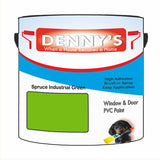 Denny's Plastic Paint For Pipes Colour- Spruce Industrial Green - Chemical-Safe Impactproof Durable