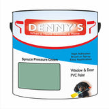 Denny's Plastic Paint For Pvc Colour- Spruce Pressure Green - Adhesion Tough Colour-Hold