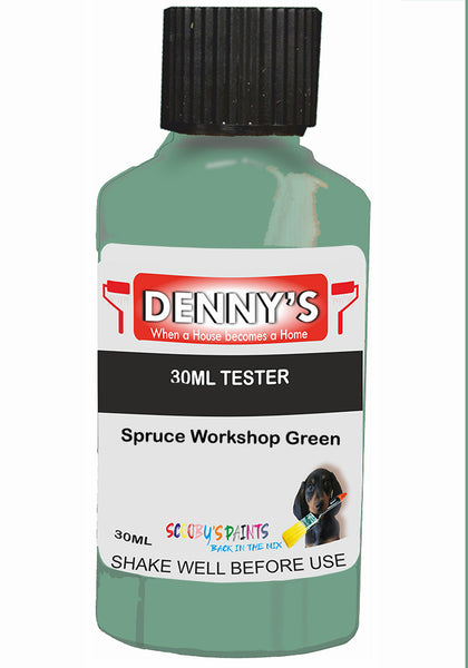 Denny's Chalk Paint For Furniture Colour- Laurel Garden Basil Green - Matte Scuffproof Refresh