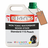 Denny's Stain Paint For Sheds Colour- Standard-115 Peach - Weatherproof Uv-Safe Nourish
