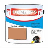 Denny's Plastic Paint For Windows Colour- Standard-115 Peach - Weatherproof Fade-Safe Upvc