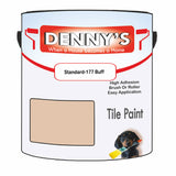Denny's Tile Paint For Bathroom Tile Colour- Standard-177 Buff - Moistureproof Easy-Clean Makeover