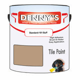Denny's Tile Paint For Bathroom Tile Colour- Standard-181 Buff - Moistureproof Easy-Clean Makeover