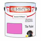 Denny's Tile Paint For Bathroom Tile Colour- Standard-192 Magena - Moistureproof Easy-Clean Makeover