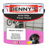 Denny's Floor Paint For Grip Coating Colour- Standard-192 Magena - Anti-Slip Hardwearing Safe