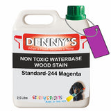 Denny's Stain Paint For Fences Colour- Standard-244 Magenta - Weatherproof Uv-Safe Protect