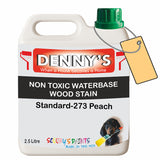 Denny's Stain Paint For Sheds Colour- Standard-273 Peach - Weatherproof Uv-Safe Nourish