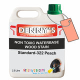 Denny's Stain Paint For Fences Colour- Standard-322 Peach - Weatherproof Uv-Safe Protect
