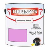 Denny's Wood Paint For Decking Colour- Standard-340 Magenta - Anti-Slip Weatherproof Durable