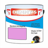 Denny's Plastic Paint For Pvc Colour- Standard-340 Magenta - Adhesion Tough Colour-Hold