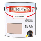 Denny's Tile Paint For Commercial Areas Colour- Standard-392 Buff - High-Traffic Durable Easy-Clean