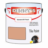 Denny's Tile Paint For Kitchen Tile Colour- Standard-461 Peach - Wipe-Clean Grease-Resistant Refresh