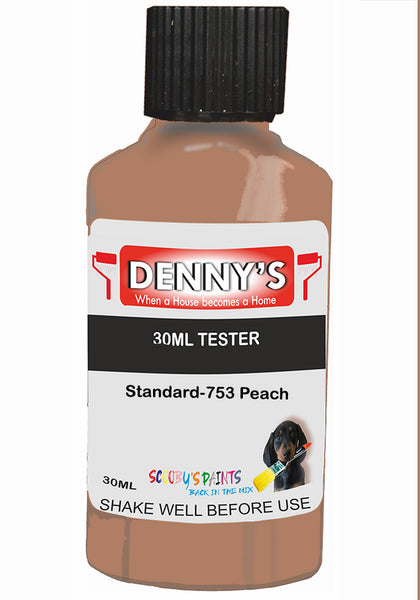 Denny's Chalk Paint For Furniture Colour- Coral Blush Shell Peach - Matte Scuffproof Refresh