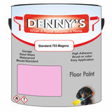 Denny's Floor Paint For Commercial Areas Colour- Standard-793 Magena - High-Traffic Anti-Slip Hardwearing