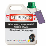 Denny's Stain Paint For Sheds Colour- Standard-795 Neutral - Weatherproof Uv-Safe Nourish