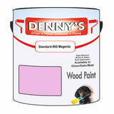 Denny's Wood Paint For Decking Colour- Standard-800 Magenta - Anti-Slip Weatherproof Durable