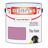 Denny's Tile Paint For Bathroom Tile Colour- Standard-866 Magena - Moistureproof Easy-Clean Makeover