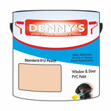 Denny's Plastic Paint For Windows Colour- Standard-912 Peach - Weatherproof Fade-Safe Upvc
