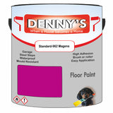 Denny's Floor Paint For Sheds Colour- Standard-962 Magena - Durable Anti-Slip Weatherproof