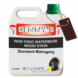Denny's Stain Paint For Sheds Colour- Standard Mahogony - Weatherproof Uv-Safe Nourish