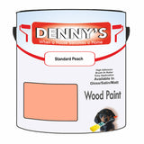 Denny's Wood Paint For Doors Colour- Standard Peach - Scuffproof Weatherproof Smooth