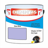 Denny's Plastic Paint For Pipes Colour- Steel Blue - Chemical-Safe Impactproof Durable