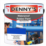 Denny's Waterpoof Paint For Ponds Colour- Steel Coolant Blue - Waterproof Fish-Safe Leakstop