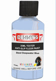Denny's Floor Paint For Grip Coating Colour- Steel Deepwater Blue - Anti-Slip Hardwearing Safe
