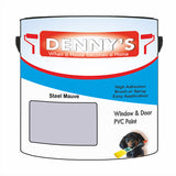Denny's Plastic Paint For Doors Colour- Steel Mauve - Scuffproof Wipeable Durable