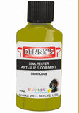 Denny's Floor Paint For Grip Coating Colour- Steel Olive - Anti-Slip Hardwearing Safe