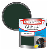 Denny's Chalk Paint For Walls Colour- Steel Pebble Grey - Matte Wipe-Clean Coverage