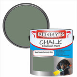 Denny's Chalk Paint For Cabinets Colour- Steel Pewter Concrete Grey - Matte Scuffproof Easy-Clean