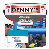 Denny's Waterpoof Paint For Ponds Colour- Steel Skyline Blue - Waterproof Fish-Safe Leakstop