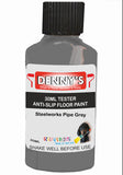 Denny's Floor Paint For Grip Coating Colour- Steelworks Pipe Grey - Anti-Slip Hardwearing Safe