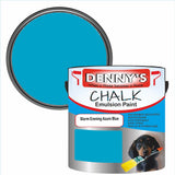 Denny's Chalk Paint For Furniture Colour- Storm Evening Azure Blue - Matte Scuffproof Refresh