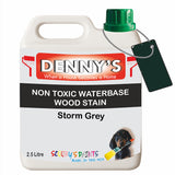 Denny's Stain Paint For Decking Colour- Storm Grey - Anti-Slip Weatherproof Nourish